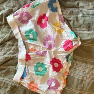 Colorful Floral Print Shorts (NEVER WORN)